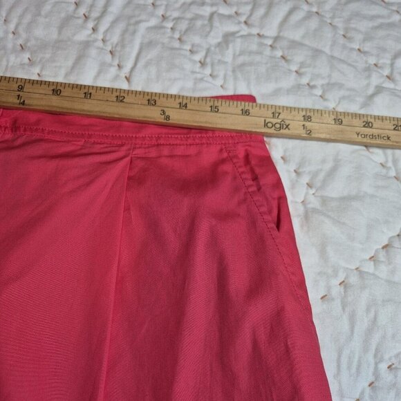 Michael Kors Shorts Womens Size 10 Salmon Pleated Front Pockets Bermuda 42 - Picture 5 of 9